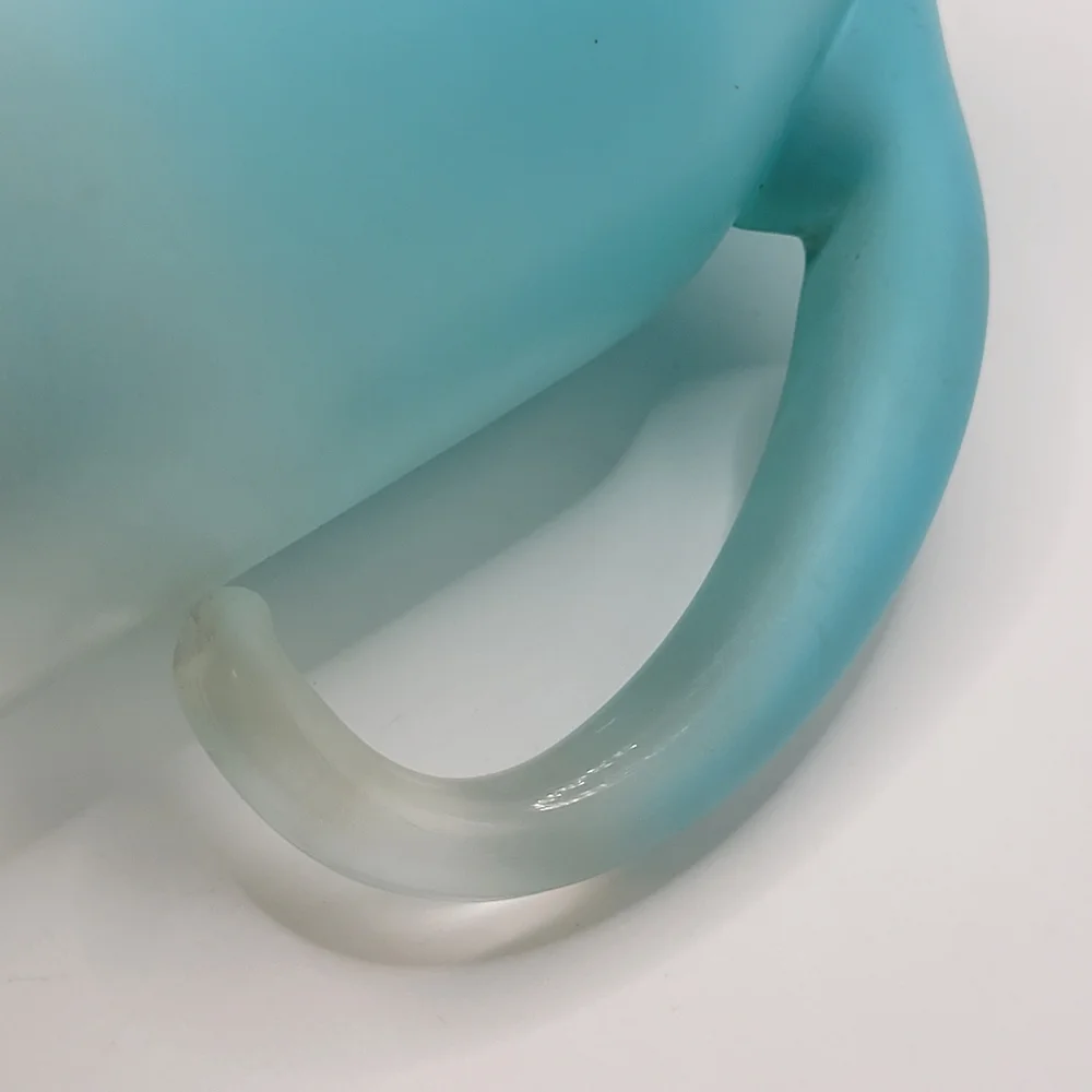 VTG Blue Bleno Pitcher | Gold Trim | 9.5" - Picture 6 of 11